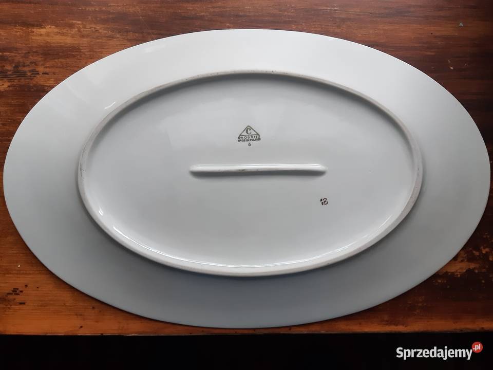 Duży Półmisek Owalny Chodzież Lata 60te XX wieku Wyposażenie wnętrz