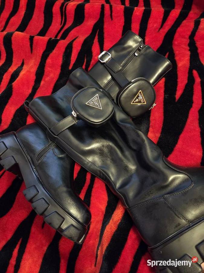 Kozaczki ocieplame Damskie czarny zachodniopomorskie Szczecin