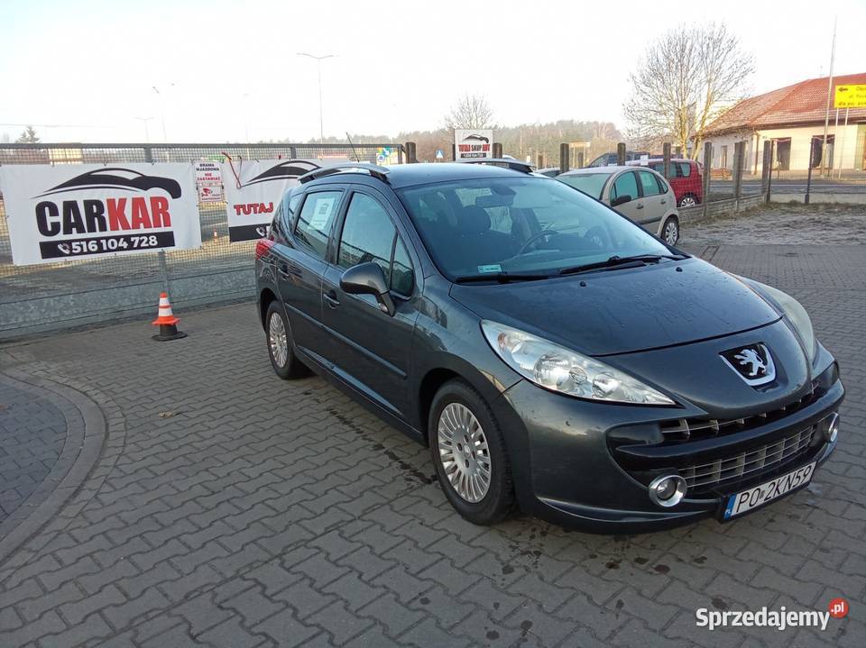 Peugeot 207 SW PRZEBIEG 164 AUTOMAT ALU16 klimatyzacja Wągrowiec