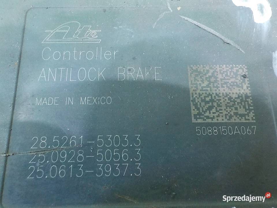 CHRYSLER GRAND VOYAGER V 28 CRD 10r 5D pompa ABS mazowieckie Suków