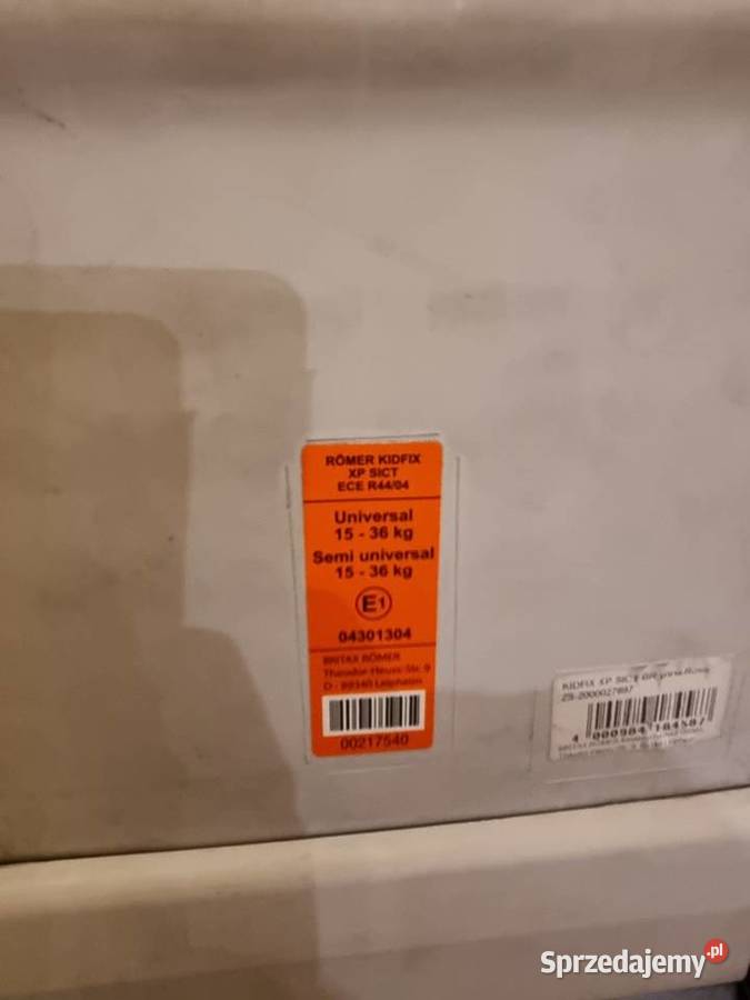 fotelik Romer Britax KIDFIX XP SICT 1536 Niepołomice
