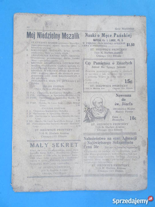 7 Gość Niedzielny Wydania 1949 Bezpłatna wysyłka Skierbieszów