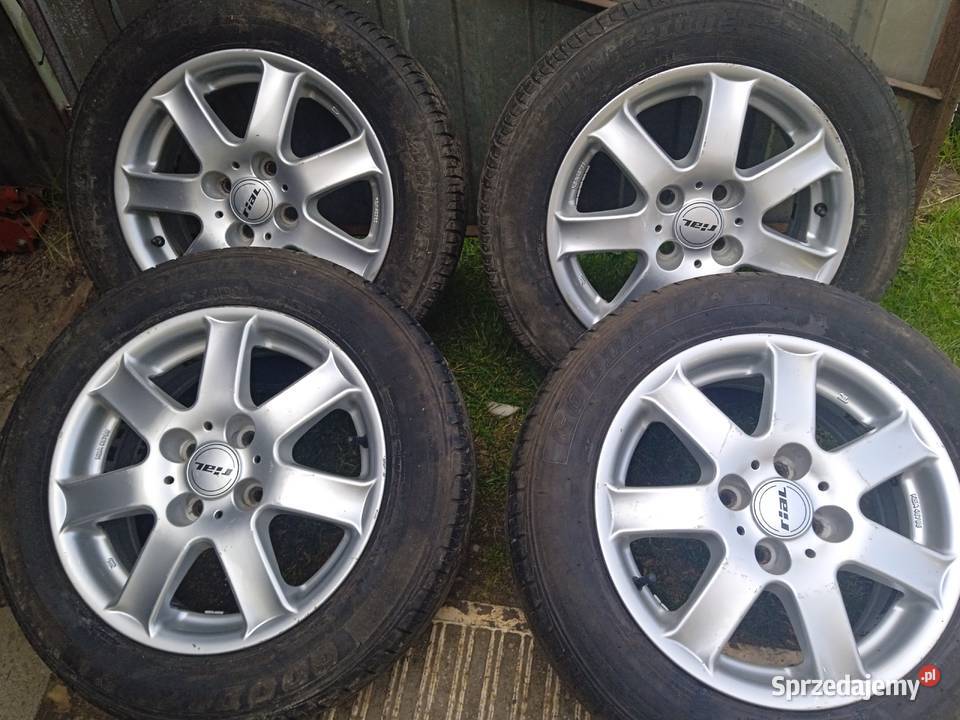 Felgi aluminiowe z oponami letnimi R15 4x100 Motoryzacja Pszczyna