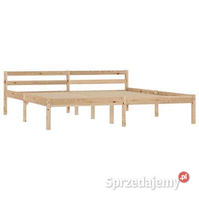 vidaXL Rama łóżka lite drewno sosnowe 160 x 200 Meble Warszawa