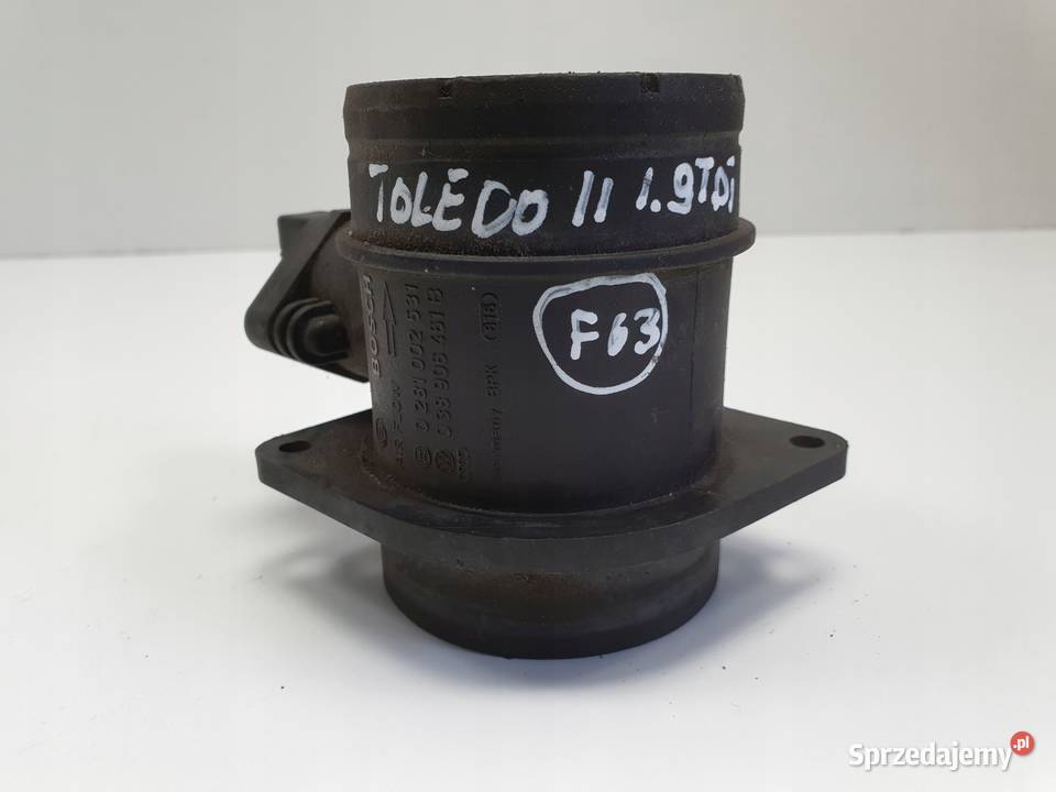 Seat Toledo II 19 TDI PRZEPŁYWOMIERZ POWIETRZA osobowe Janów