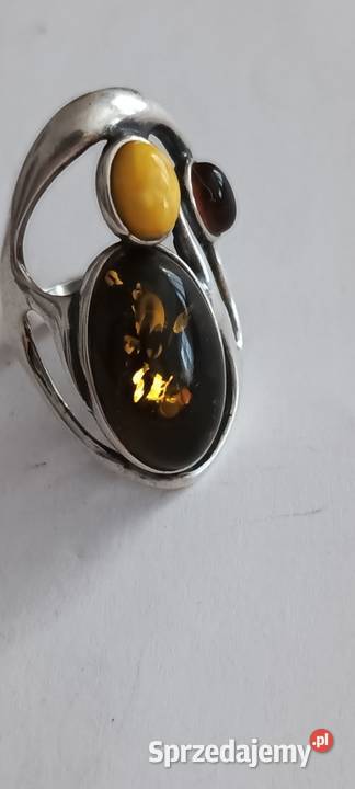 Pierścionek Bursztyn Białystok sprzedam