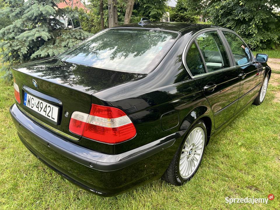 BMW e46 sedan lift 25 PBLPG manual BLACK manualna Garwolin