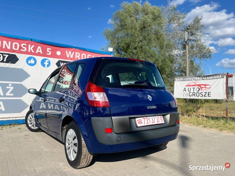 Renault Scenic 14 BenzynaKlimaSuper StanZamiana Rok produkcji 2004 Scenic dolnośląskie Wrocław