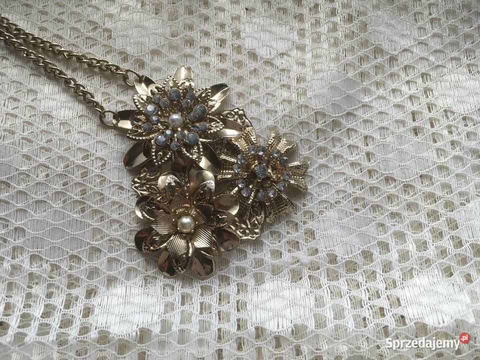Naszyjnik kwiatowy sprzedam