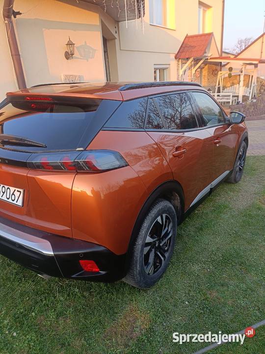 Peugeot 2008 II 15 HDI Allure EAT8 130 2022 r skórzana tapicerka Kańczuga