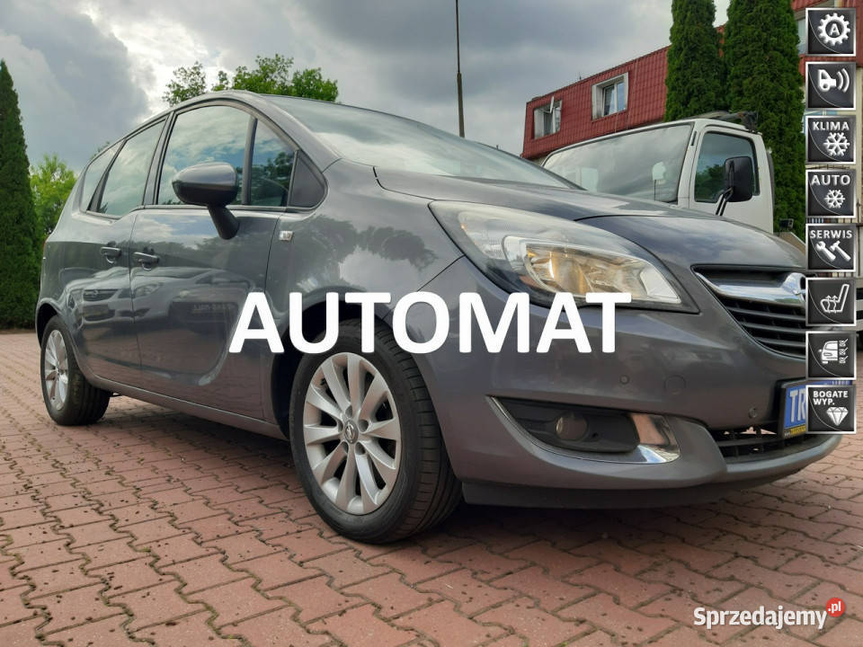 Opel Meriva 14 Turbo Benzyna Automat Super Stan elektrochrom. lusterko wst. Meriva Lublin