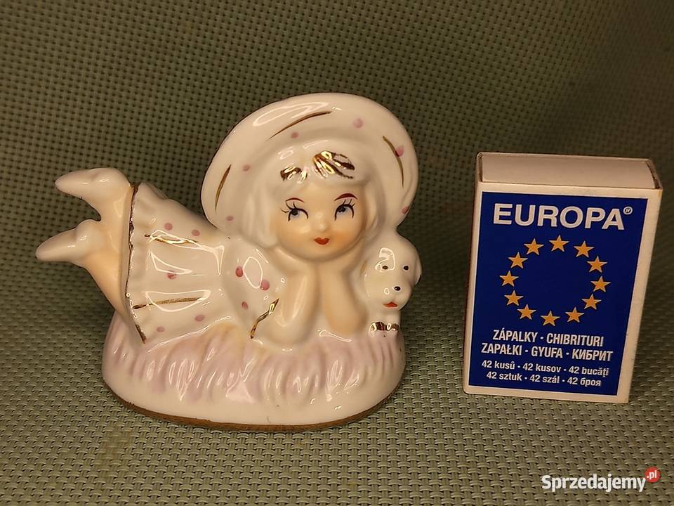 Vintage Zabytkowa Japońska figurka dziewczynki z Warszawa