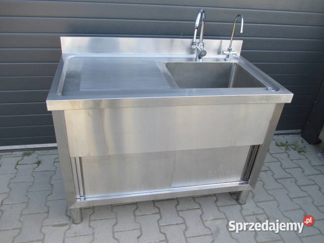 Zlew Gastronomiczny 1 Komorowy Drzwi Suwane Ostrów Wielkopolski