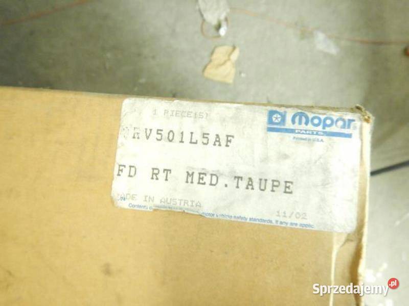 BOCZEK TAPICERKA DRZWI RV501L5AF ORYGINAŁ MOPAR Tapicerki samochodowe