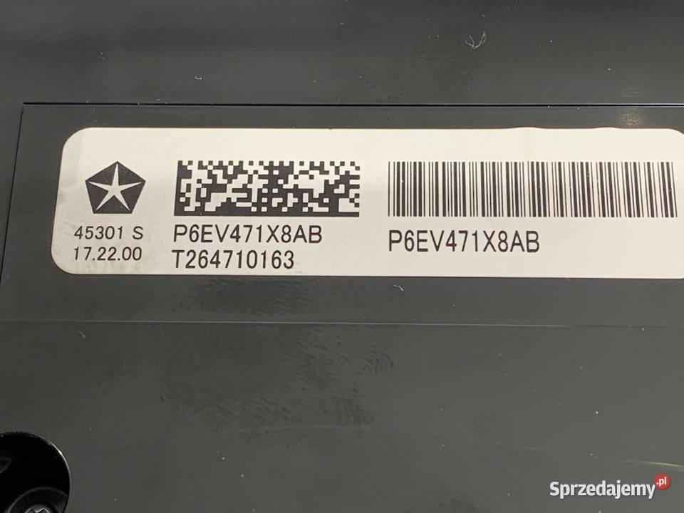 PANEL STEROWANIA NAWIEWU CHRYSLER PACIFICA