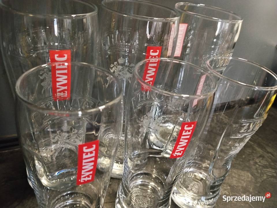 ŻYWIEC szklanki do piwa 6 NOWE Olsztyn