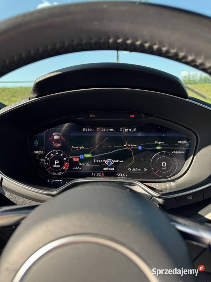 Audi TT 8s 230 stan super nagłośnienie alkantara światła przeciwmgielne wielkopolskie Środa Wielkopolska