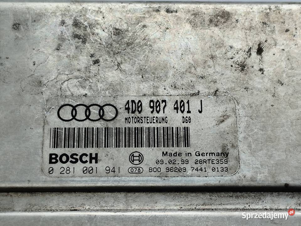 4d0907401j Audi A8 D2 9902 Sterownik Moduł sprzedam