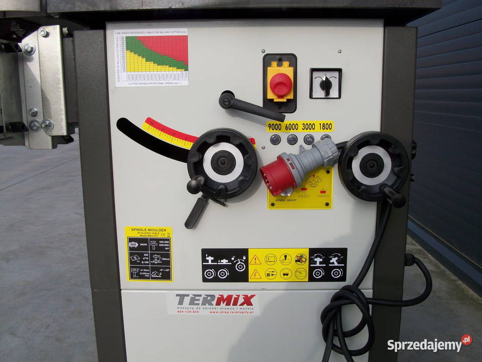 Frezarka dolnowrzecionowa TERMIX WS10030T MX Elektryczne