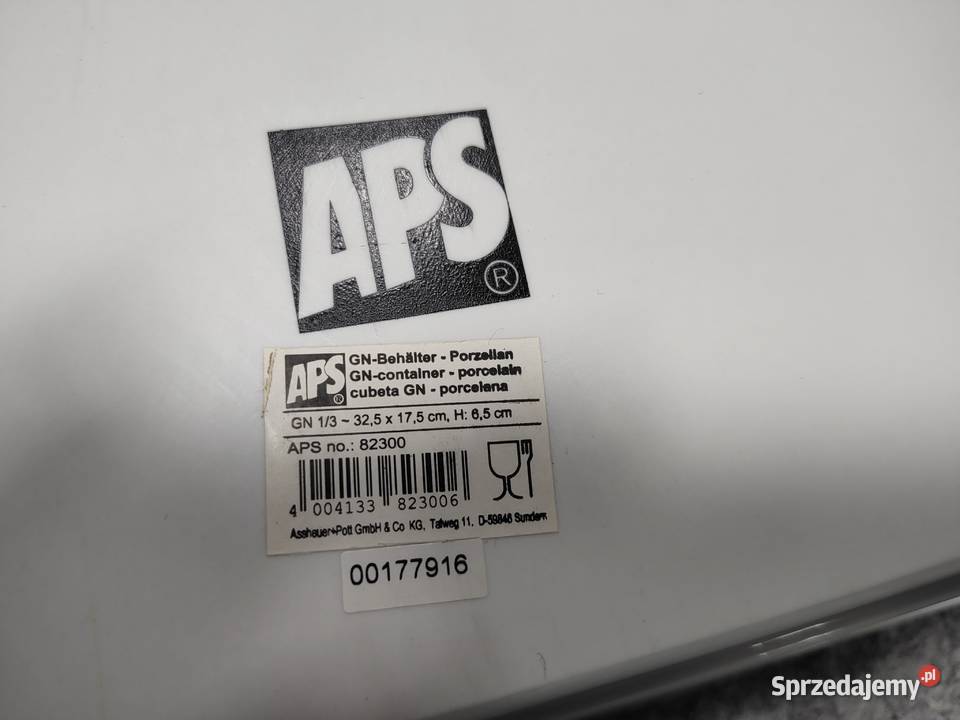 Pojemnik porcelanowy biały GN 13 65 APS 82300