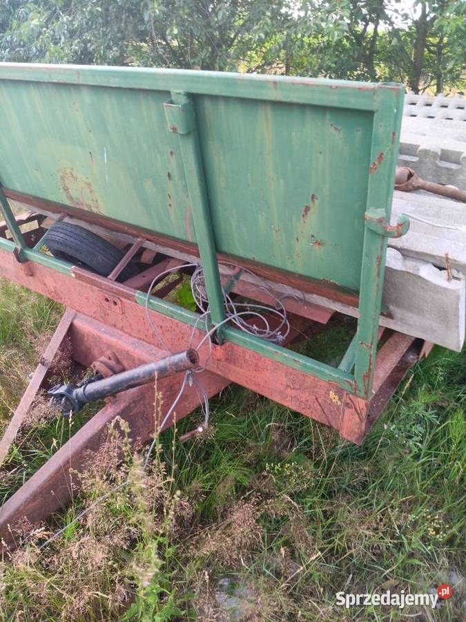 Przyczepa jedno osiowa Przyczepy rolnicze łódzkie Rawa Mazowiecka sprzedam