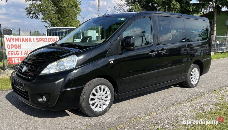 Fiat Scudo Long 2011 9 osobowy 165 Skóra Klima Poddębice