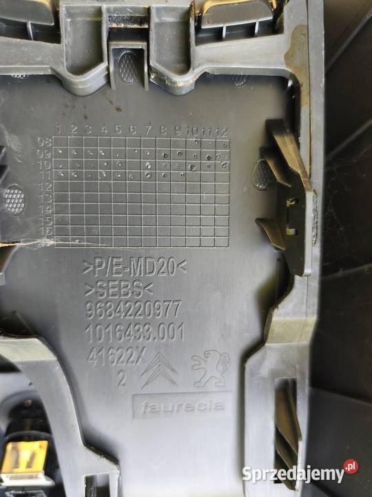 Tunel Citroen C3 II stan Kokpit komplet Dębica