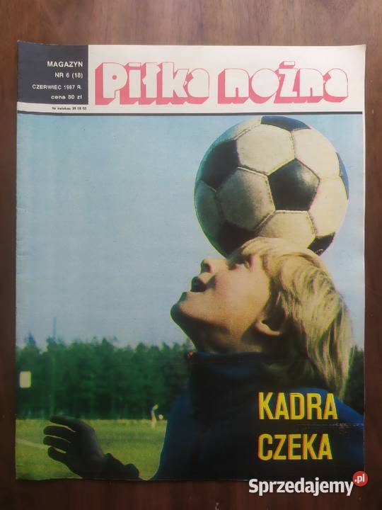 Piłka Nożna Magazyn rocznik 1987 kompletny miękka łódzkie Łódź