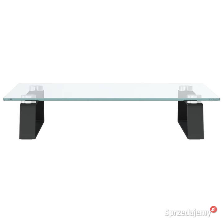 Podstawka pod monitor czarna 40x35x8 szkło Warszawa