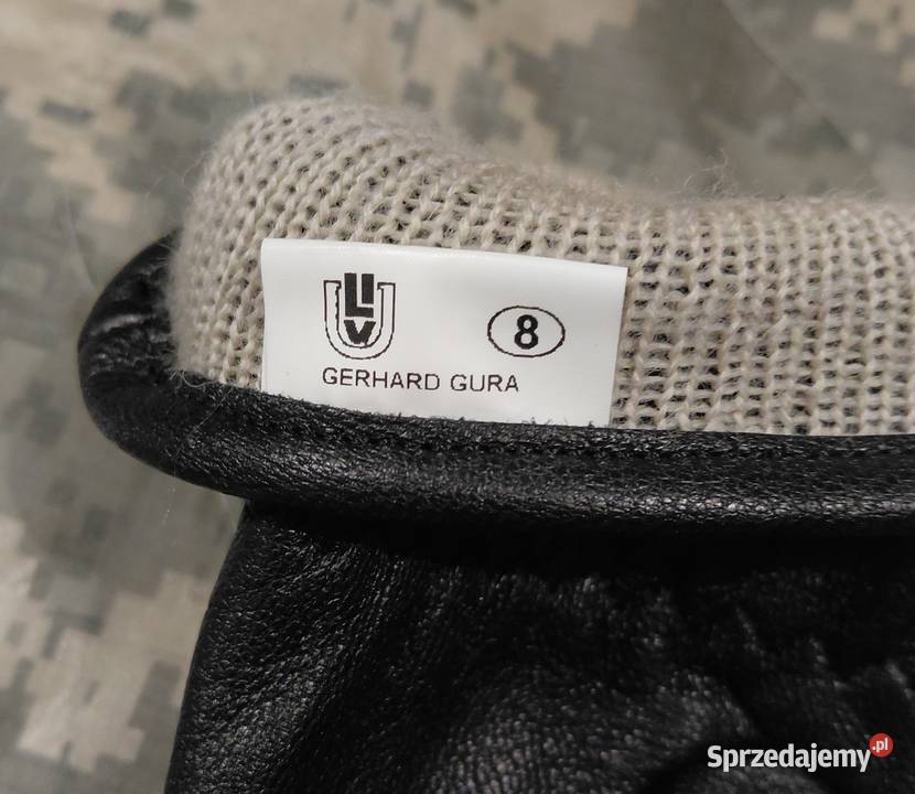 Rękawice Gerhard Gura Austria czarne 8 sprzedam