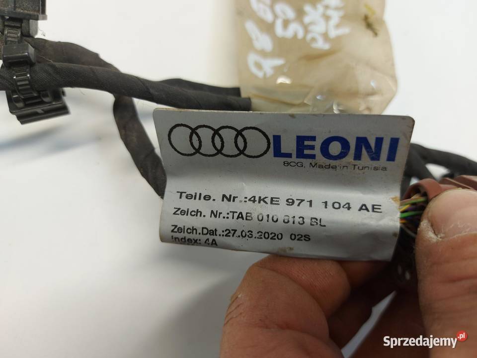 Audi Q8 ETRON 4KE 2020r wiązka instalacja pdc Materiały instalacyjne sprzedam