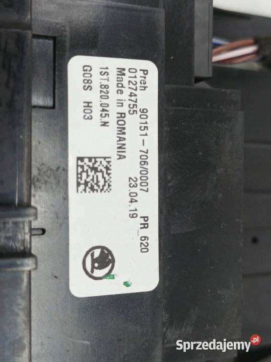 RADIO FABRYCZNE PANEL NAWIEWU 1ST035871A Skoda sprzedam