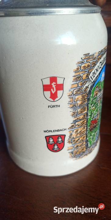 Kufel syg Zinn 50 lecie US Army w Europie Gdańsk