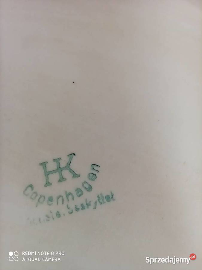 Porcelanową tacka z uchwytami HK Copenhagen Gdańsk sprzedam
