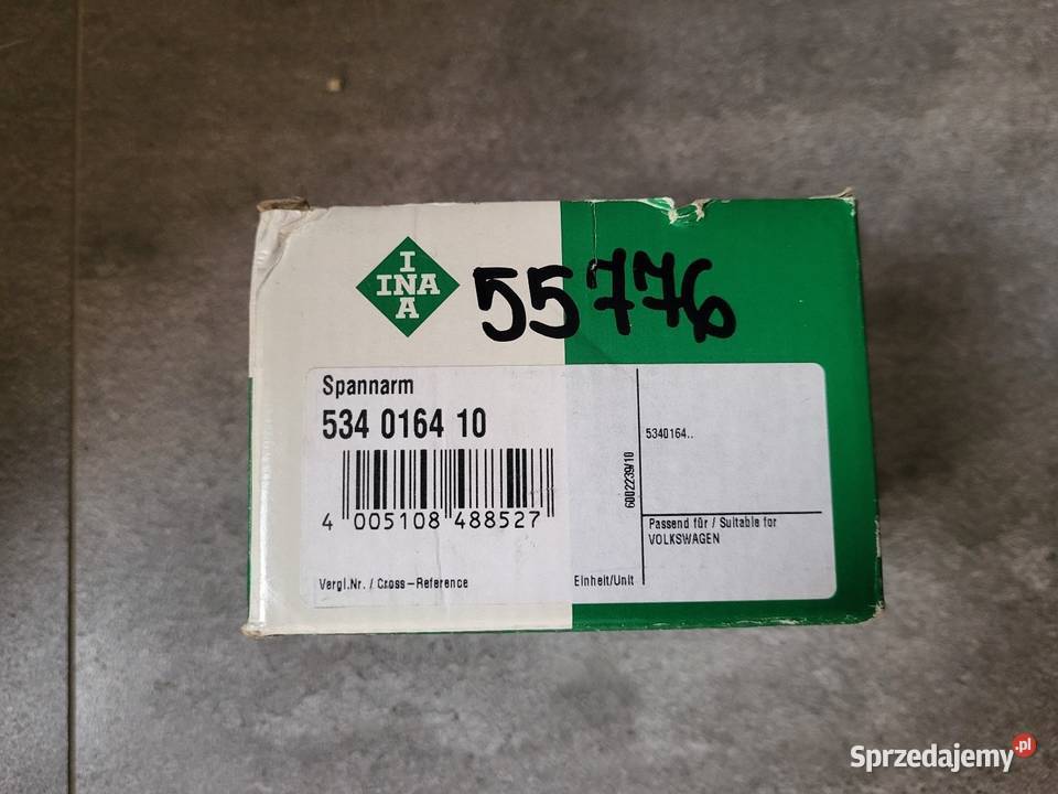 Napinacz paska osprzętu INA o numerze 534016410 Czchów
