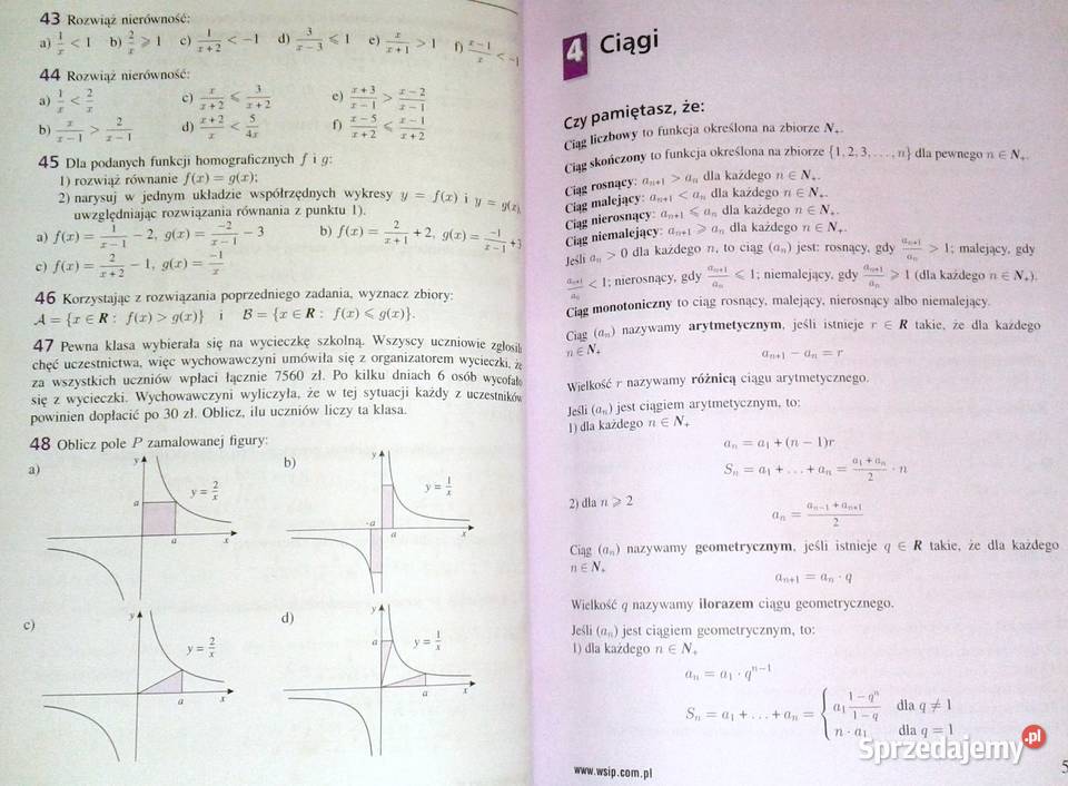 Matematyka 2 Zbiór zadań Zakres podstawowy M