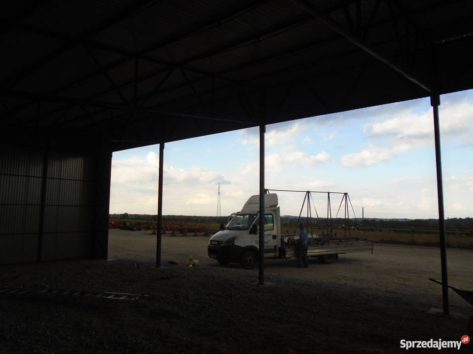 garaż blaszany wiata 16x8 garaże blaszane wiaty Limanowa