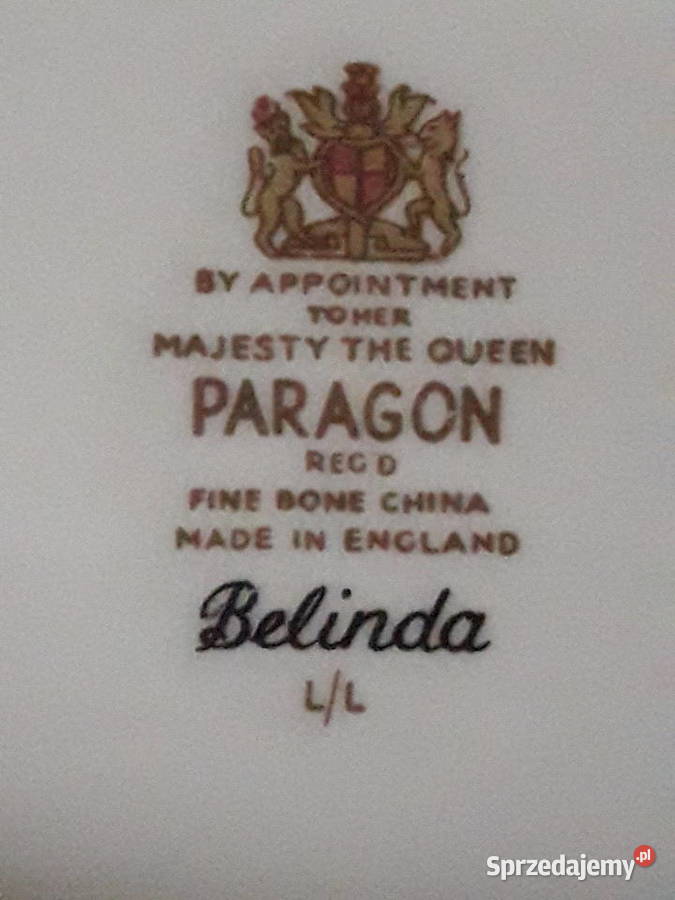 Porcelana Królewska PARAGON Anglia lata 60 te Janów Lubelski