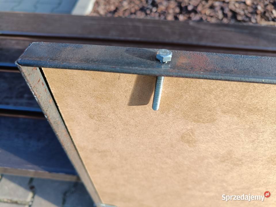 Loftowa rama ze stali 66x66 odcienie szarości Warszawa