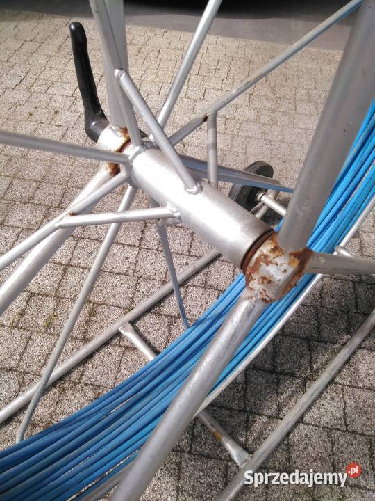 Włókno fi 9 mm 50 mb ze stojakiem używane Pozostałe Szczecin