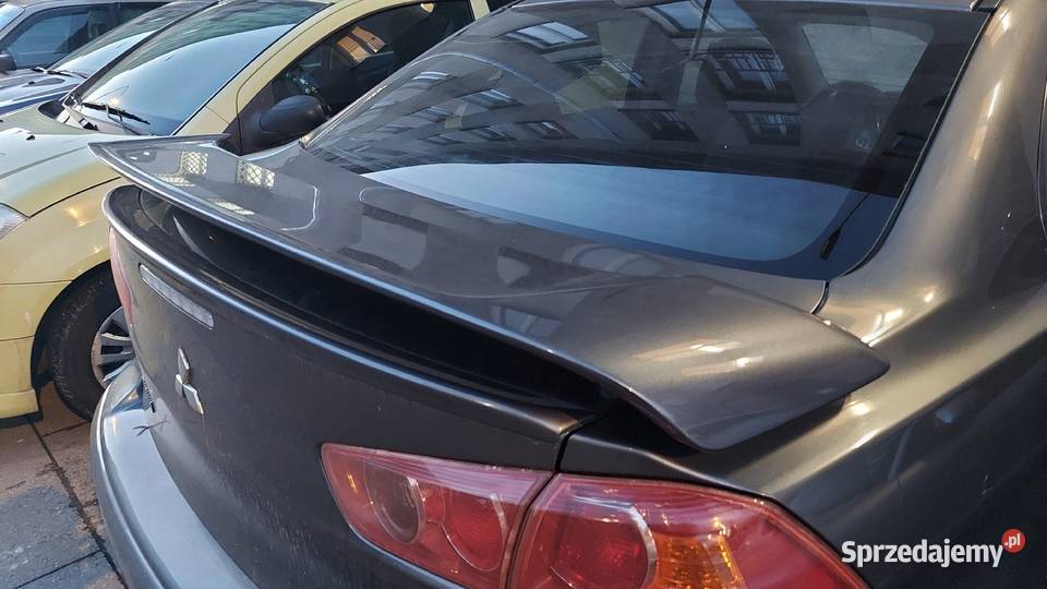 Spoiler Mitsubishi Lancer VIII sedan kolor A39 Rok produkcji 2010 sprzedam