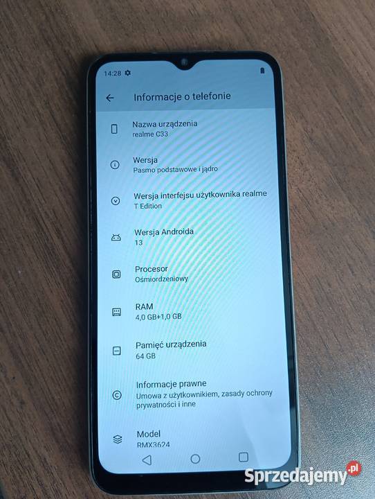 Smartfon Realne c33 Mirzec