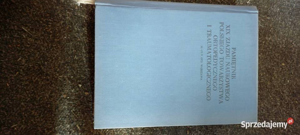 Medyczna książka ortopedyczna PRL Jarosław