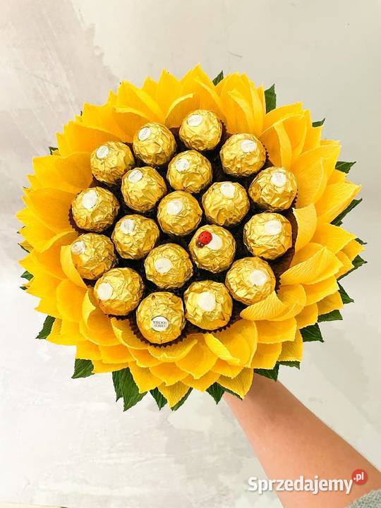 Duży słonecznik z cukierkami rozmiar XL Zielona Góra