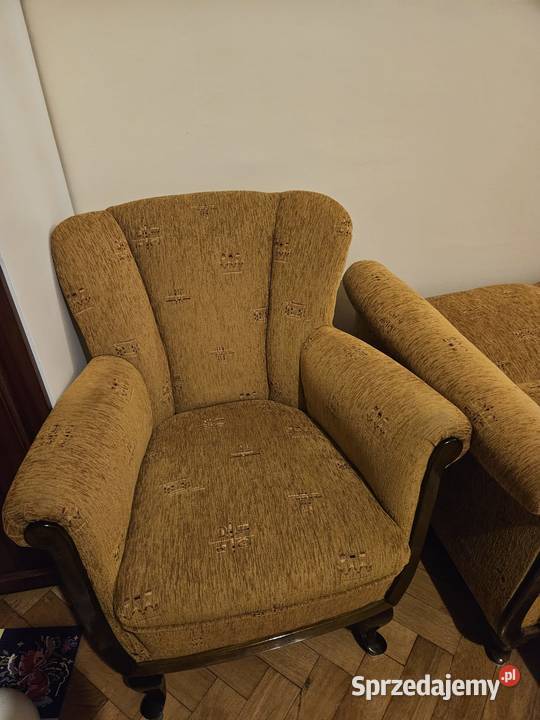 Stylowa kanapa z dwoma fotelami Warszawa sprzedam