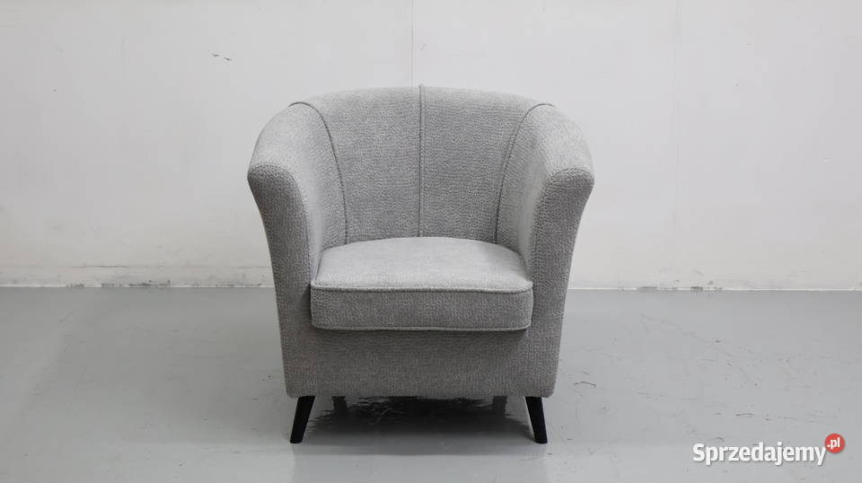 TEF WYGODNY FOTEL OKAZJA szara tkanina Poznań