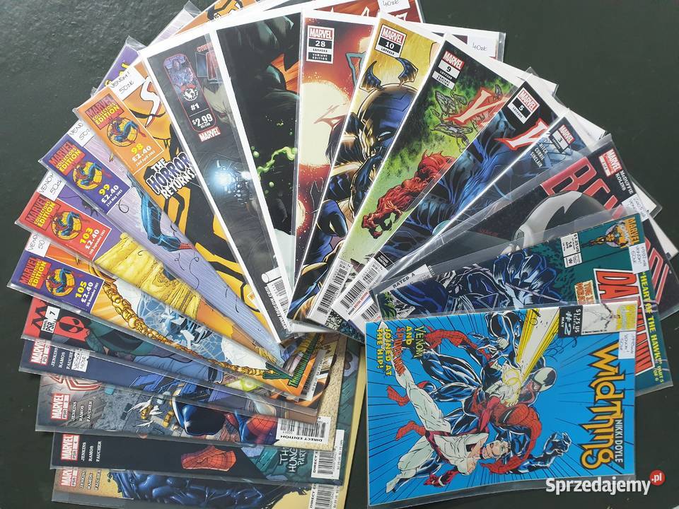 Carnage Venom zestaw 19 oryginalnych komiksów Gdynia sprzedam