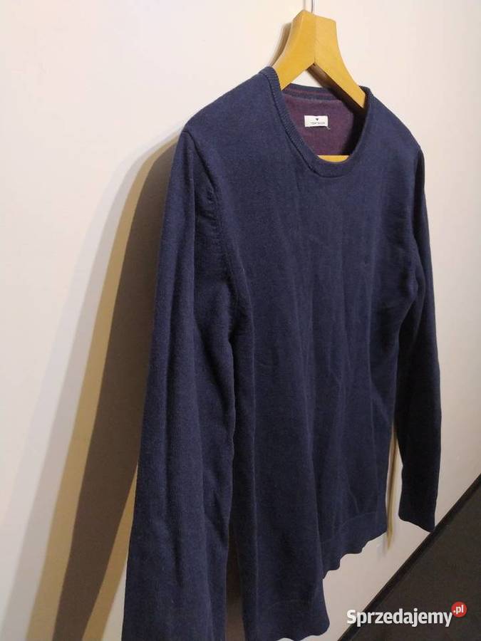 Tom Tailor M sweter bawełniany granatowy Kraków