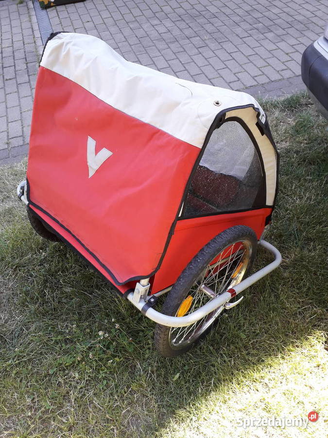 Przyczepka rowerowa składana Sport i Wypoczynek mazowieckie Warszawa sprzedam