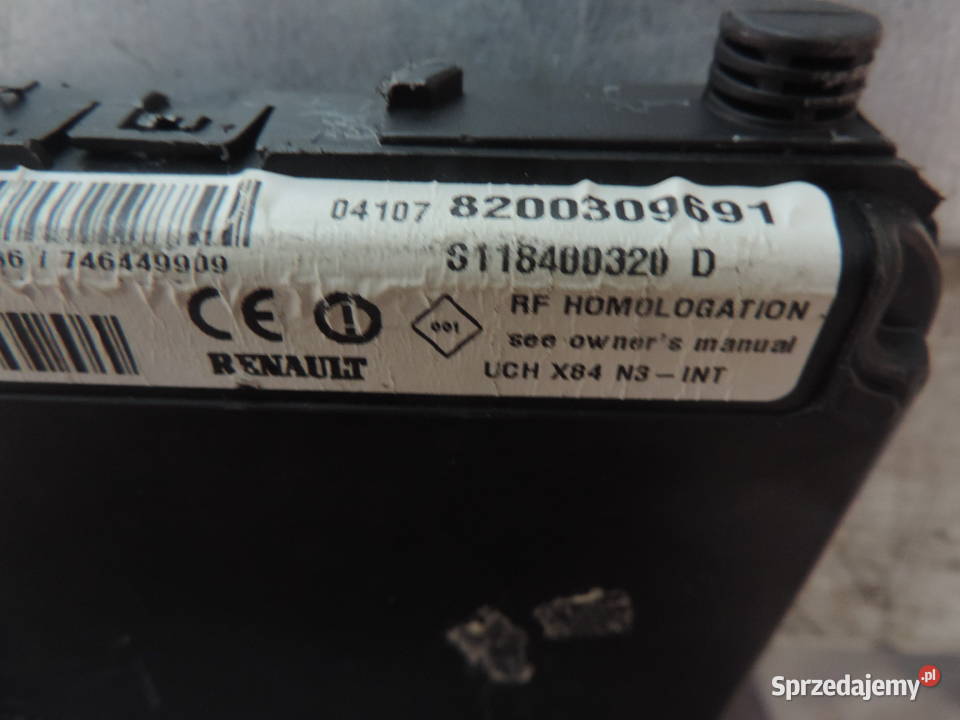 SKRZYNKA MODUŁ BSI RENAULT SCENIC 2 8200309691 Układ elektryczny Nowy Sącz sprzedam